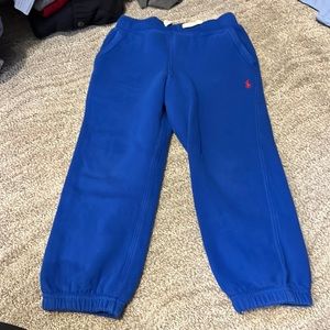 Royal blue sweatpants polo size 5t